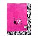 Trend Lab Zahara Zebra Framed Receiving Blanket, Pink