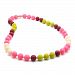 Chewbeads Bleecker Teething Necklace, Punchy Pink