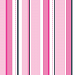 Caden Lane Pinstripe Girl Single Sheet, Pink, Standard