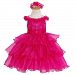 The Rain Kids Girls 24M Pink Organza Sequin Flower Girl Pageant Dress