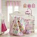 Owlphabet 4 Piece Crib Bedding Set Color: Pink by Laura Ashley Baby