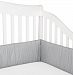 American Baby Company 100-Percent Cotton Percale Crib Bumper, Gray