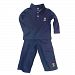 Littlest Golfer Navy Fairway Fleece 2 Piece Outfit Set Baby Boys 18M