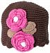 Obersee Girls Belle Hat, Brown, 0-3month