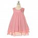 Kids Dream Little Girls Rose Chiffon A Line Flower Girl Dress 2