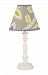 Cotton Tale Designs Standard Lamp and Shade, Periwinkle, 1-Pack