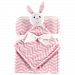 Hudson Baby Plush Security Blanket Set, Bunny