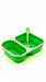 Eco Vessel Collapsible Silicone Lunchbox - Double Compartment, Green