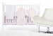 SwaddleDesigns 6 Piece Crib Bedding Set + Crib Skirt, Pastel Pink, 0-6MO