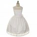 Kids Dream Little Girls White Lace Special Occasion Dress 2T