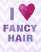 Cici Art Factory Wall Hanging, I Heart Fancy Hair Lilac