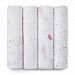 aden + anais Classic Muslin Swaddle Blanket 4 Pack, Lovely