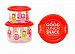 Sugarbooger 2 Count Good Lunch Snack Container, Matryoshka Doll
