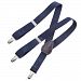 Clips N Grips Child Baby Toddler Kid Adjustable Elastic Suspenders Solid Color Y Back Design, 30 Months - 7 Years Old, Navy Blue