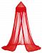 Taftan Beads Flower Mosquito Net for Crib Till 1 Persons Bed (Red)