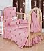 Pink Buckmark - 6 Piece Crib Set includes (Crib Fitted Sheet, Crib Bumper Pad, Crib Headboard Pad, Crib Comforter, Crib Bedskirt and Crib Diaper Stacker)- Save Big By Bundling! by Kimlor