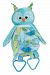 Stephan Baby Knotty Owl Ultra Soft Plush Activity Toy, Blue