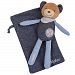 Kaloo Denim Baby Doudou Bear Champion and Pocket Plush Toy