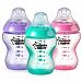 Tommee Tippee Closer to Nature Colour My World Bottle Girl, 9 Ounce, 3 Count