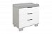 Babyletto Modo 3-Drawer Changer Dresser with Removable Changing Tray, Grey / White