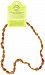 Momma Goose Amber Healing Necklace, Adult Olive Cognac