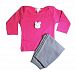 Loralin Design GFB3 Bunny Outfit -Fuchsia, 3-6 Months