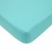 American Baby Company 100% Cotton Percale Fitted Crib Sheet for Standard Crib and Toddler Mattresses, Aqua