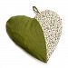 Grünspecht 103-V3 Cherry Stone Warmer Cushion Heart-Shaped Green
