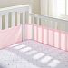 BreathableBaby Mesh Crib Liner - Light Pink