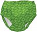 I Play Snap Swim Diaper (Lime Green Geo Dinosaur Small, 6 months)