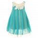 Kids Dream Turquoise Floral Lace Bodice Easter Dress Toddler Girls 2T