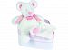 Doudou et Compagnie DC2601 Mouse Soft Toy Medium with Soft Bow