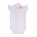 Baby Corner Cotton Frill Sleeve Bodysuit (0-3 Months, White)