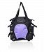 Obersee Innsbruck Diaper Bag Tote with Detachable Cooler, Black/Purple, 1-Pack