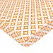 American Baby Company 100% Cotton Percale Fitted Portable/Mini Crib Sheet, Orange Tweedle Dee Tile