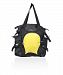 Obersee Innsbruck Diaper Bag Tote with Detachable Cooler, Black/Yellow, 1-Pack