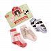 Baby Aspen Barnyard Booties Farm Fun 3 Pair of Socks Gift Set, 0-6 Months