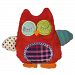 Mary Meyer Natural Life Baby Animal Plush Rattle, Whooo Loves You Owl