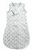 SwaddleDesigns Microplush Sleeping Sack with 2-Way Zipper, SeaCrystal Sterling Dots, 3-6MO