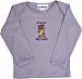 Lil Cub Hub 5CLSTGBL-1824 Lavender Long Sleeve T-Shirt - Girl Bear, 18-24 months