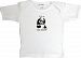 Lil Cub Hub 3WSSTP-1218 White Short Sleeve T-Shirt - Panda, 12-18 months