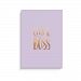 Lucy Darling Gold Like A Boss Wall Decor, Lavender, 5" x 7"