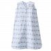 HALO SleepSack 100% Cotton Wearable Blanket, Blue Jungle Line, Small
