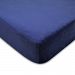 American Baby Company Heavenly Soft Chenille Fitted Crib Sheet for Standard Crib and Toddler Mattresses, Navy