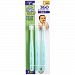 Baby Buddy 360 Toothbrush Step 1 Stage 5 for Babies/Toddlers , Kids Love Them, Green, 3 Count