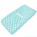 American Baby Company Heavenly Soft Chenille Fitted Contoured Changing Pad Cover, Aqua Sea Wave