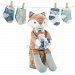 Baby Aspen Mr. Fox in Socks Knit Plush Socks, Pack of 4