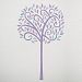 CoCaLo Violet Jumbo Tree Wall Decal Set, Lavender