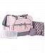 Baby Essentials 4 in 1 Duffel Diaper Bag, Pink