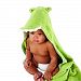 Baby Aspen Splash-A-While Crocodile Hooded Spa-Towel, Green